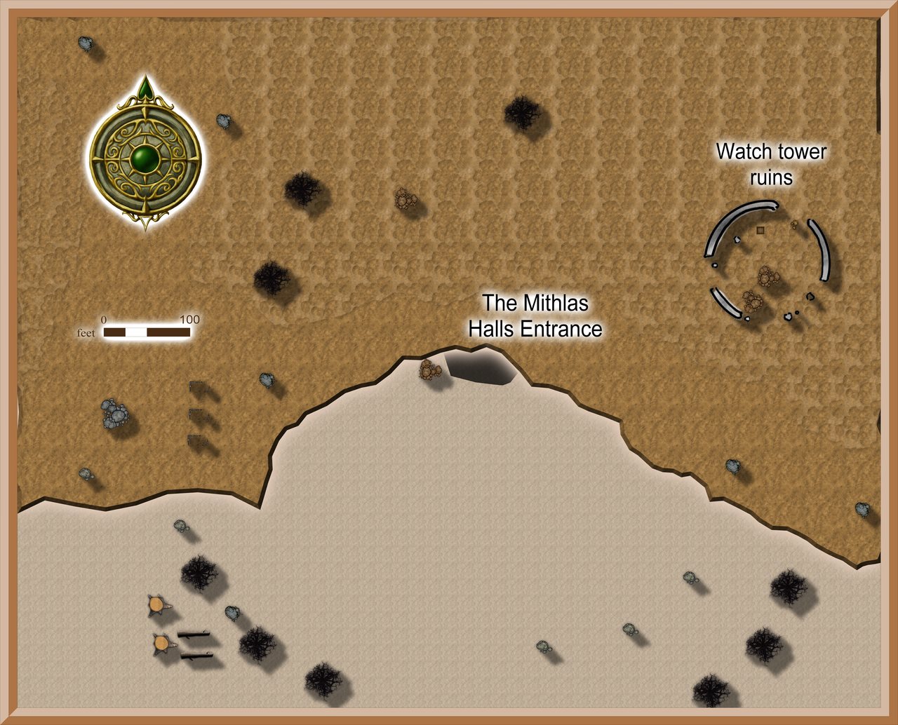 Nibirum Map: mithlas holes entrance by JimP